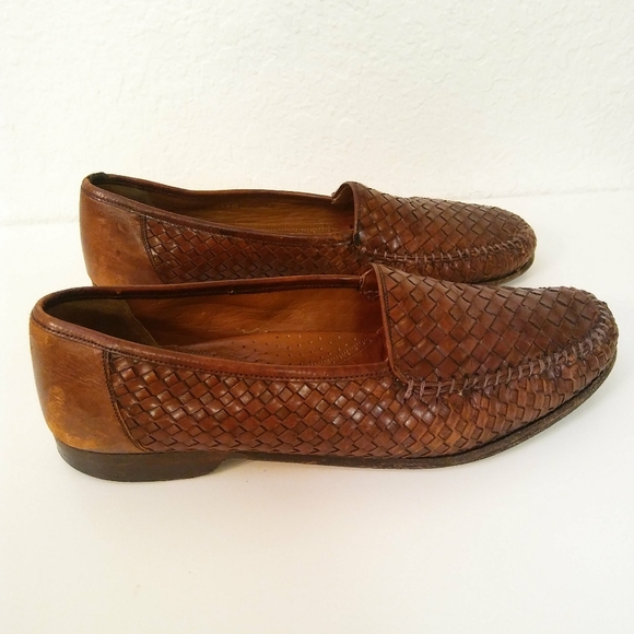 Garys International Weave Leather Loafer Shoes - Picture 1 of 8